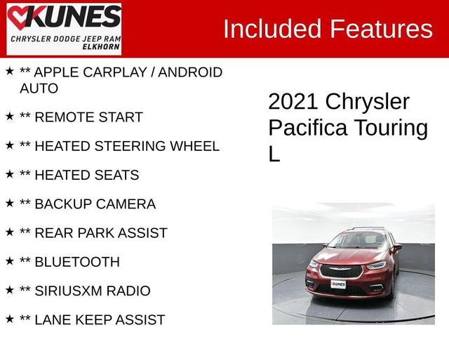 Photo of 2021 Velvet Red Pearlcoat Chrysler Pacifica
