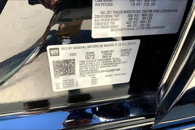 Photo of 2023 Black Chevrolet Silverado 1500