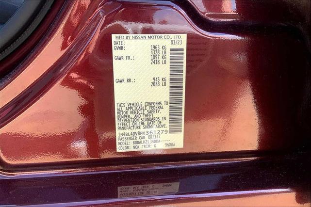 Photo of 2023 Garnet Pearl Metallic Nissan Altima