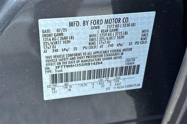 Photo of 2025 Carbonized Gray Metallic Ford Maverick