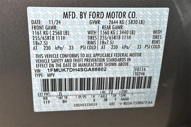 Photo of 2025 Silver Metallic Ford Explorer