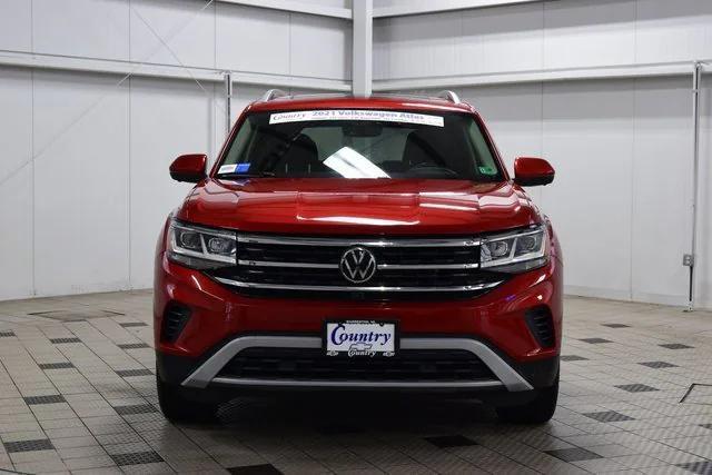 Photo of 2021 Red Metallic Volkswagen Atlas