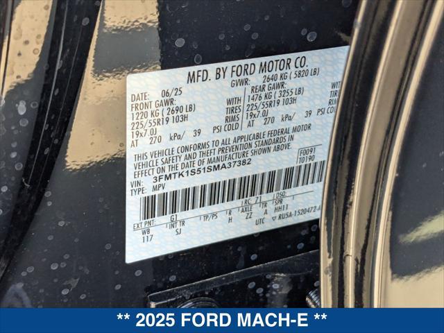 Photo of 2025 SHADOW BLACK Ford Mustang Mach-E
