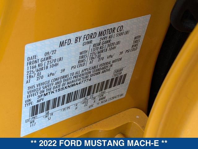 Photo of 2022 Cyber Orange Metallic Tricoat Ford Mustang Mach-E