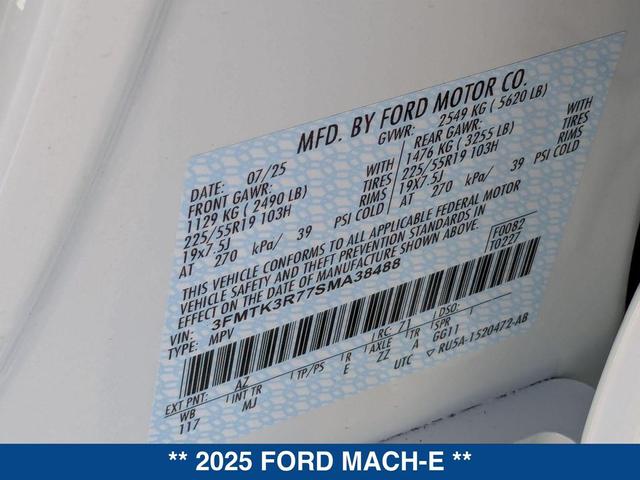 Photo of 2025 STAR WHITE METALLIC Ford Mustang Mach-E