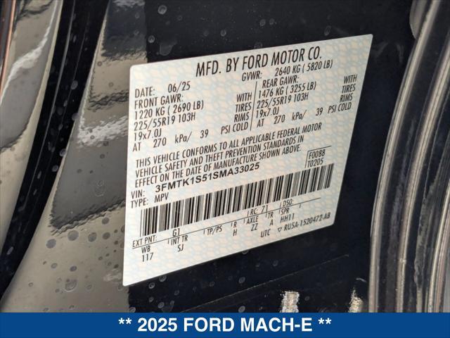 Photo of 2025 SHADOW BLACK Ford Mustang Mach-E