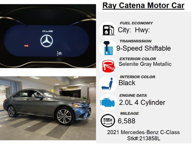 Photo of 2021 Black Mercedes-Benz C-Class