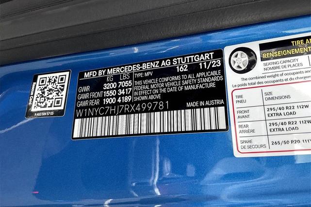 Photo of 2024 MANUFAKTUR South Sea Blue Metallic Mercedes-Benz AMG G 63