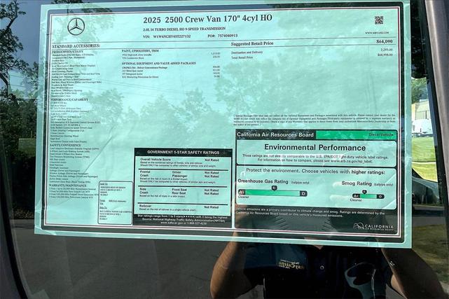 Photo of 2025  Mercedes-Benz Sprinter 2500