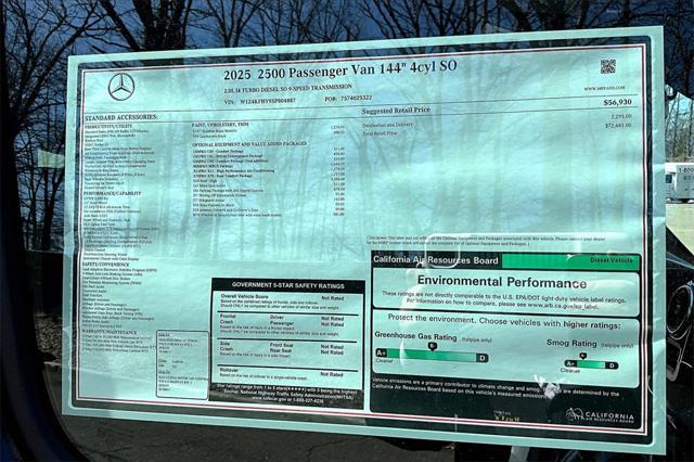 Photo of 2025  Mercedes-Benz Sprinter 2500