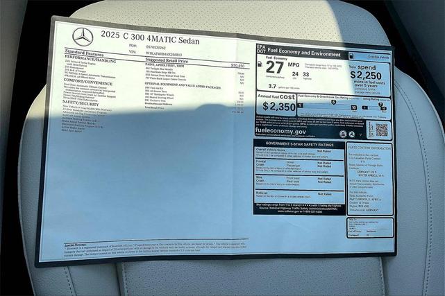 Photo of 2025 Blue Mercedes-Benz C-Class
