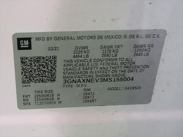 Photo of 2021 White Chevrolet Equinox