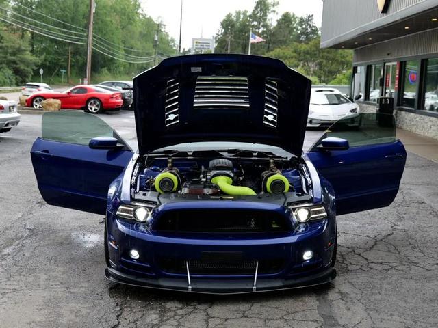 Photo of 2014 Deep Impact Blue Ford Mustang