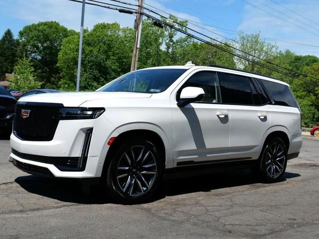 Photo of 2021 Crystal White Tricoat Cadillac Escalade