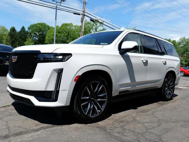 Photo of 2021 Crystal White Tricoat Cadillac Escalade