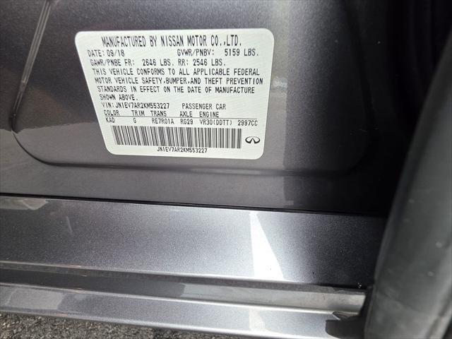 Photo of 2019 Graphite Shadow INFINITI Q50