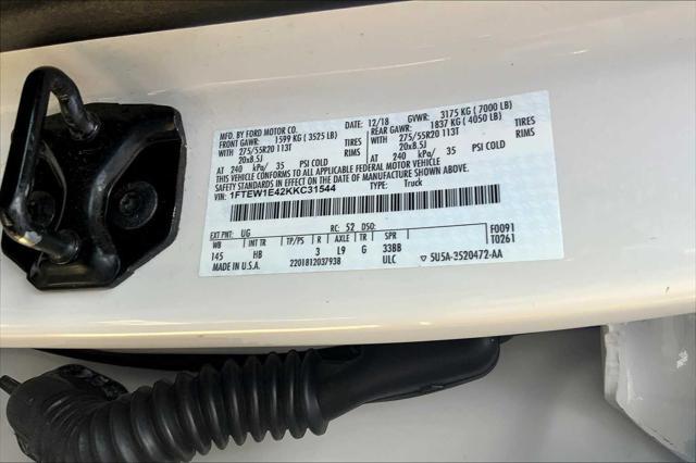 Photo of 2019 White Platinum Metallic Tri-Coat Ford F-150