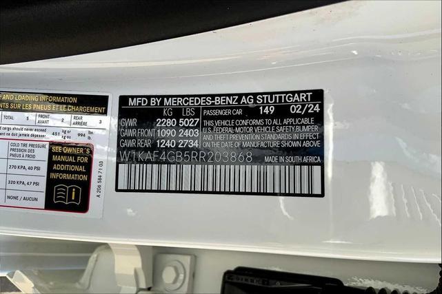 Photo of 2024 Polar White Mercedes-Benz C-Class