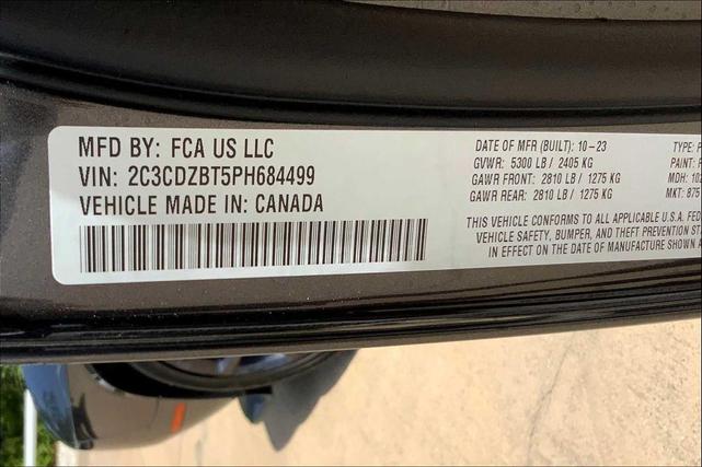 Photo of 2023 Granite Pearlcoat Dodge Challenger