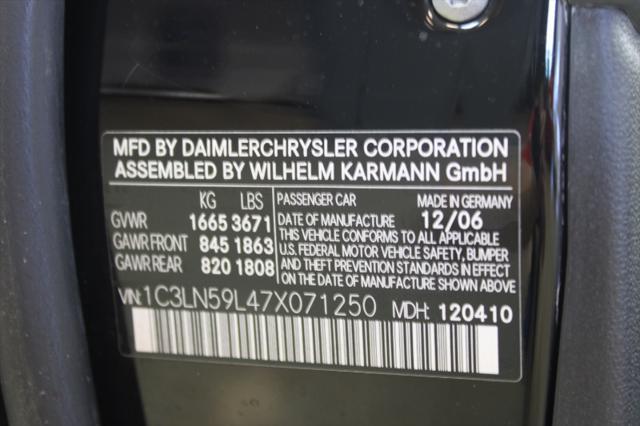Photo of 2007 Black Clearcoat Chrysler Crossfire
