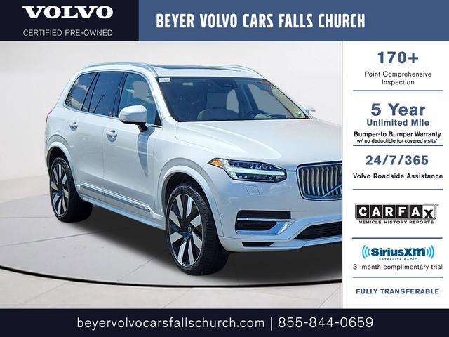 Photo of 2024 Crystal White Metallic Volvo XC90 Recharge Plug-In Hybrid