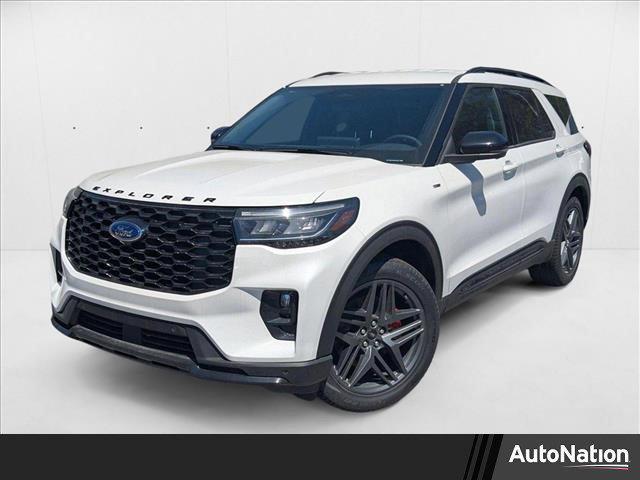 Photo of 2025 Star White Metallic Tri-Coat Ford Explorer