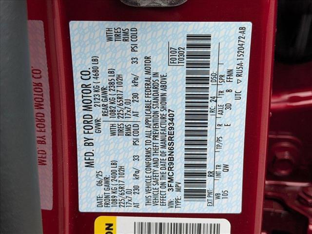 Photo of 2025 Ruby Red Metallic Tinted Clearcoat Ford Bronco Sport