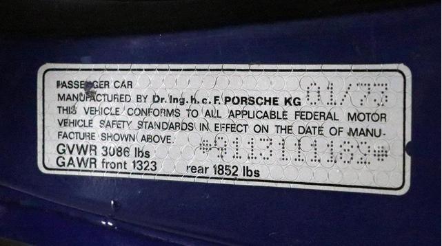 Photo of 1973 Blue Porsche 911