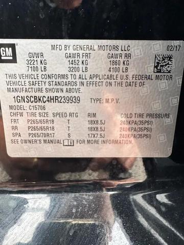 Photo of 2017 Black Chevrolet Tahoe