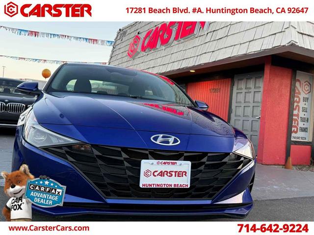 Photo of 2021 Intense Blue Hyundai ELANTRA