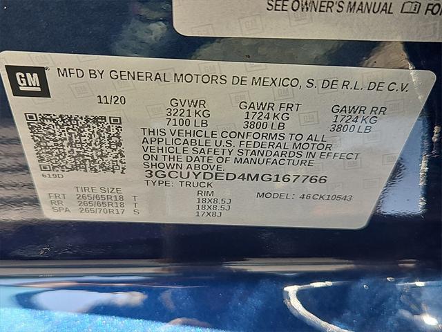 Photo of 2021 Northsky Blue Metallic Chevrolet Silverado 1500