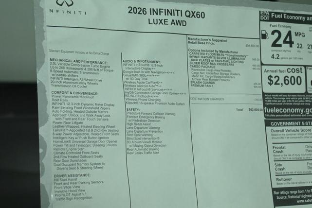 Photo of 2026 Deep Emerald INFINITI QX60