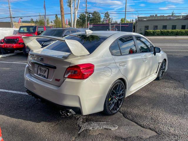 Photo of 2018 White Subaru WRX STI