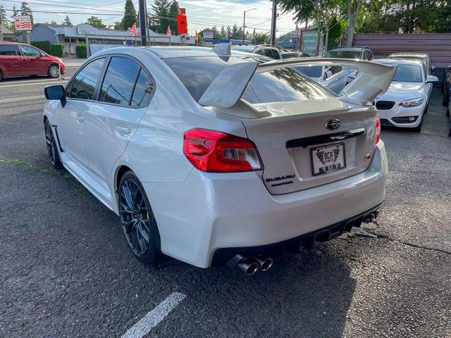 Photo of 2018 White Subaru WRX STI