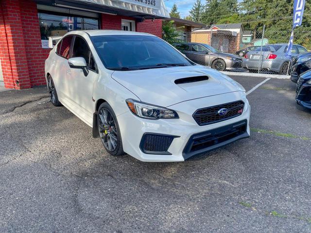 Photo of 2018 White Subaru WRX STI