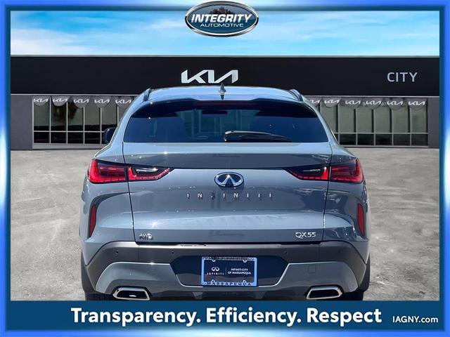 Photo of 2024 Slate Gray INFINITI QX55