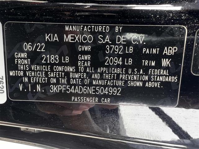 Photo of 2022 Aurora Black Pearl Kia Forte