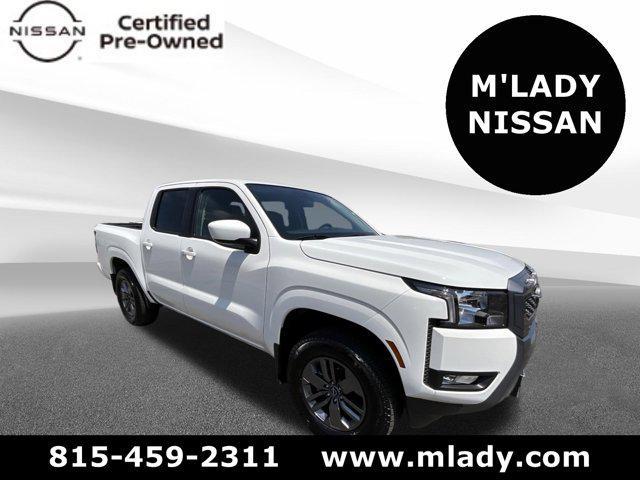 Photo of 2025 Glacier White Nissan Frontier