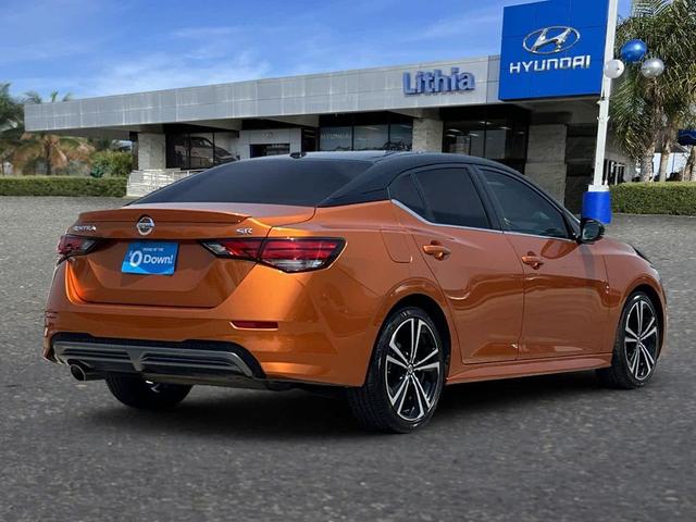 Photo of 2023 Monarch Orange Metallic/Super Black Nissan Sentra