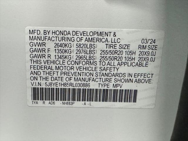 Photo of 2024 Platinum White Pearl Acura MDX