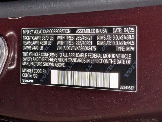 Photo of 2025 Mulberry Volvo EX90
