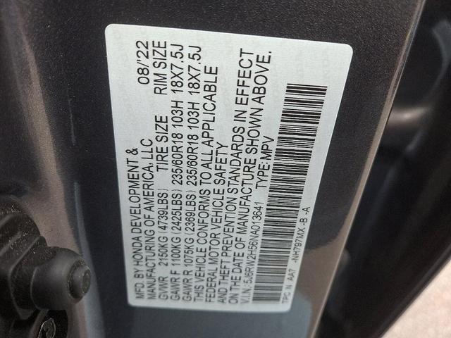 Photo of 2022 Sonic Gray Pearl Honda CR-V