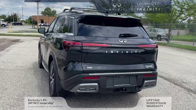 Photo of 2025 Mineral Black INFINITI QX60