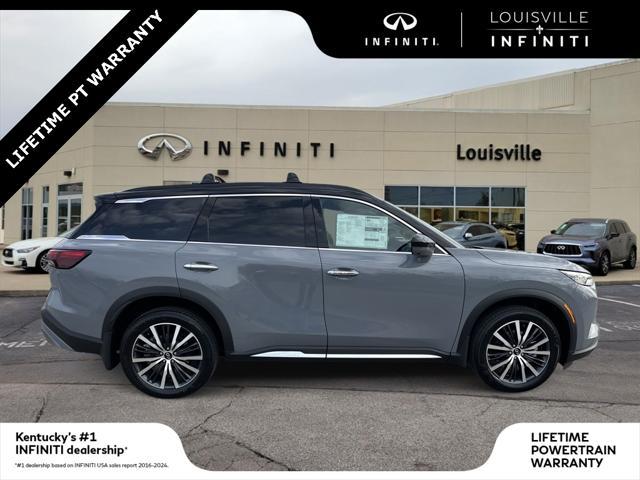 Photo of 2025 Harbor Gray/Obsidian Black INFINITI QX60