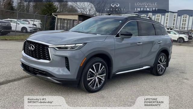 Photo of 2025 Harbor Gray/Obsidian Black INFINITI QX60