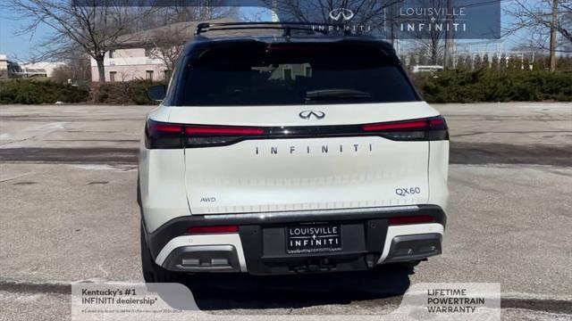 Photo of 2025 Majestic White/Black Obsidian INFINITI QX60