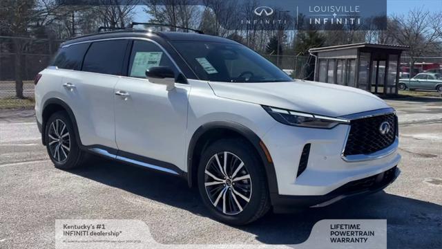 Photo of 2025 Majestic White/Black Obsidian INFINITI QX60