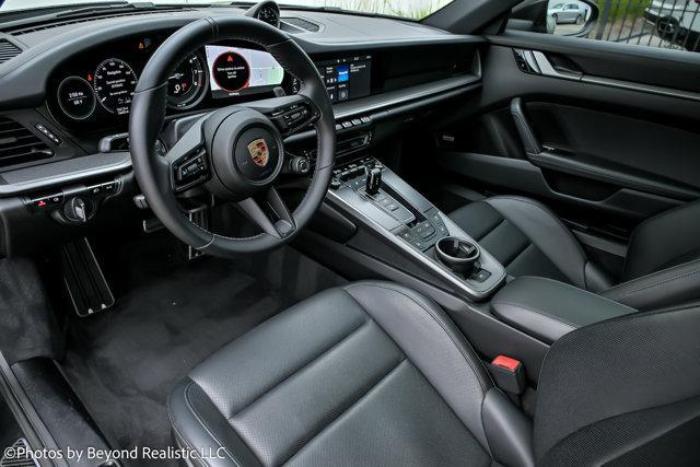 Photo of 2021 Gentian Blue Metallic w/Badlands Green Wrap Porsche 911