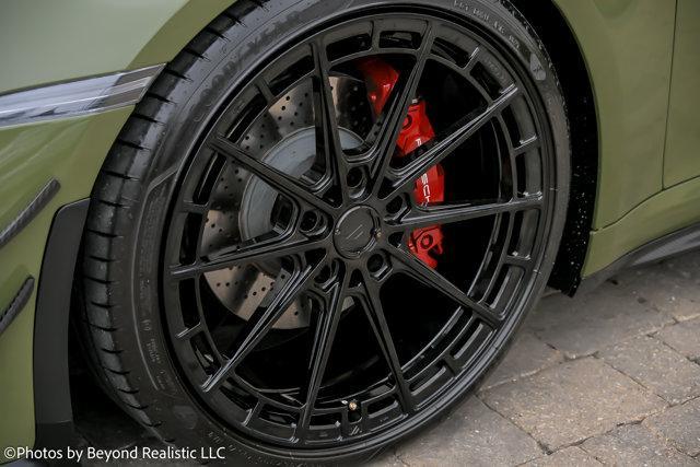 Photo of 2021 Gentian Blue Metallic w/Badlands Green Wrap Porsche 911