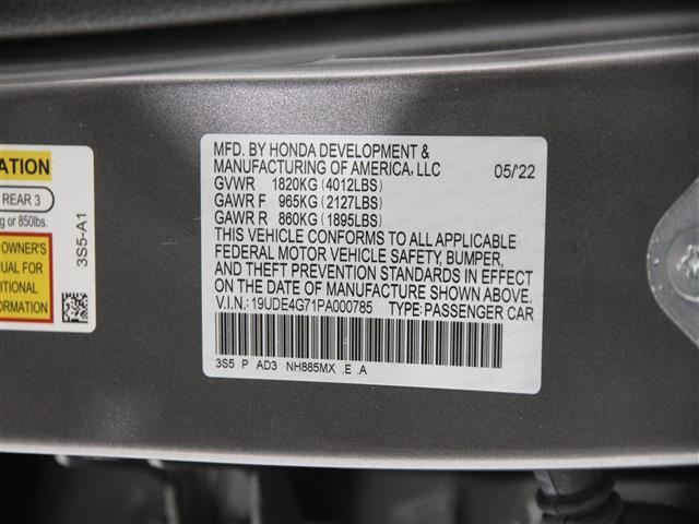 Photo of 2023 Liquid Carbon Metallic Acura Integra